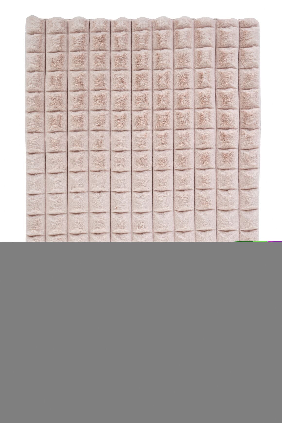 Diamante 7004 Pudra - Peluş Yumuşak Peluş Halı | Kaymaz Yıkanabilir Halı